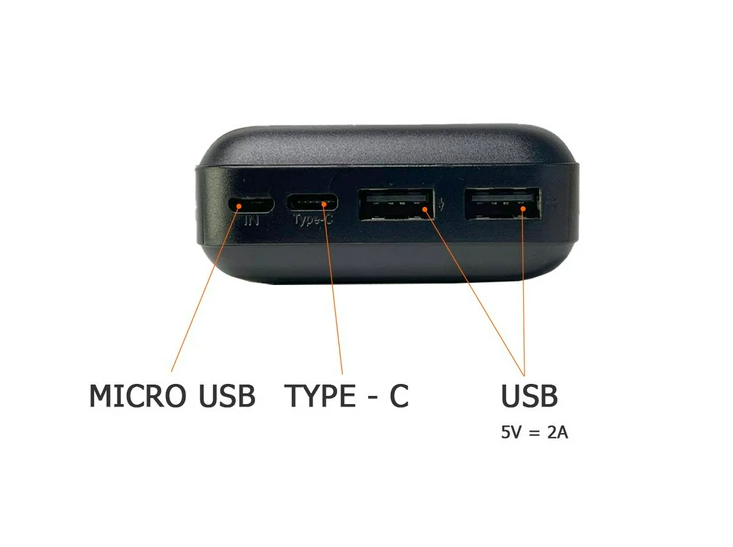 Повербанк Xo PB302 20000 mAh Black - фото 4 Повербанк Xo PB302 20000 mAh Black - фото 4