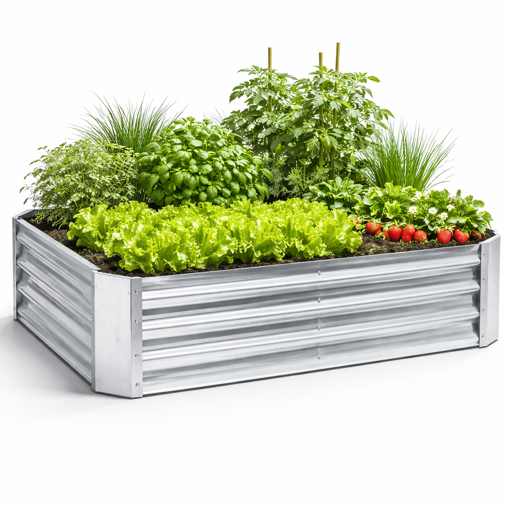 Грядка GardenLine ZAK8304 240х120х30 см 2,88 м2 металлическая