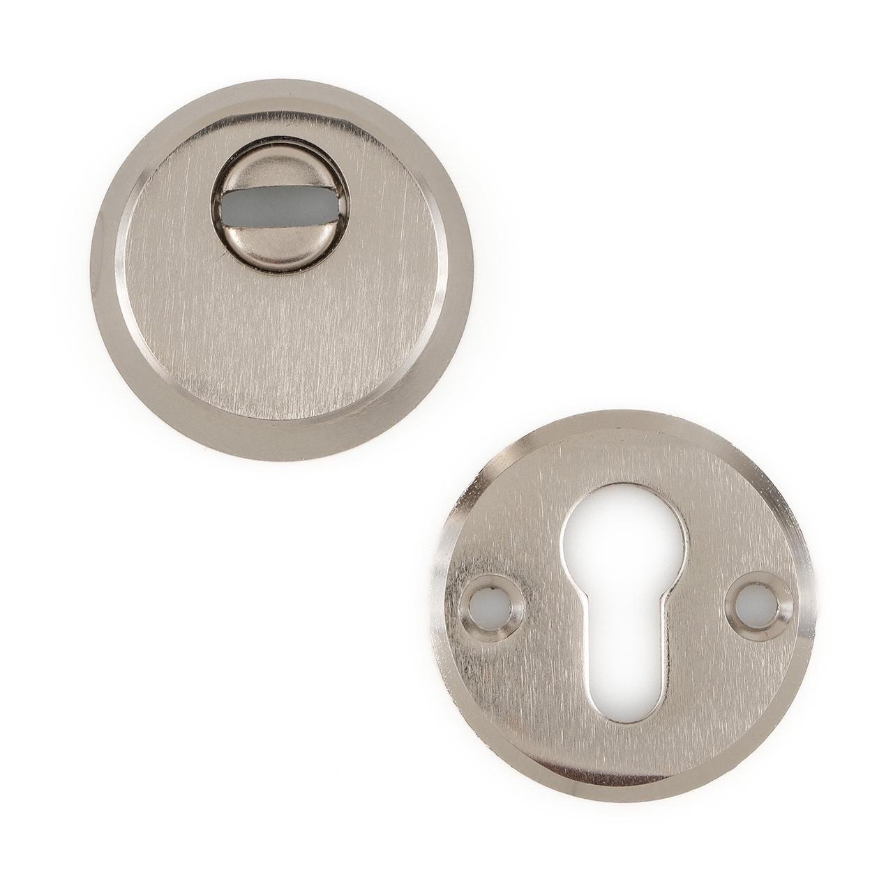 Броненакладка для циліндра Siba S400 Матовий нікель (S400 SN NEW) - фото 1 Броненакладка для циліндра Siba S400 Матовий нікель (S400 SN NEW) - фото 1