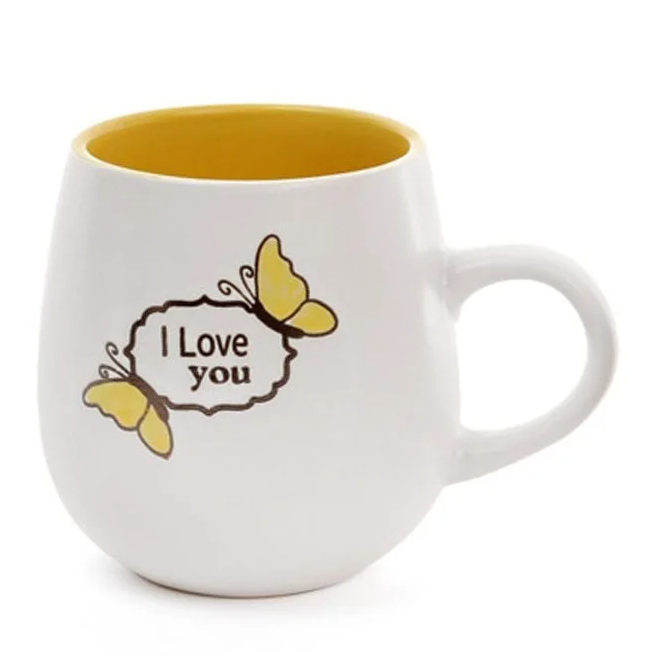 Чашка керамічна Flora I Love You 0,5 л (31423) Чашка керамічна Flora I Love You 0,5 л (31423)