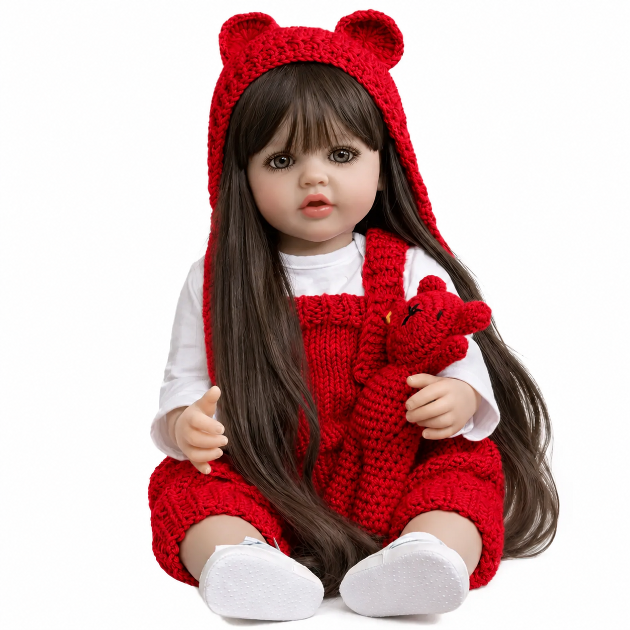 Кукла реалистичная Doll Reborn Baby виниловая 55 см (К0100225)