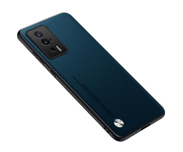 Кожаный чехол - накладка CODE Tactile Experience для Xiaomi Poco F5 Pro / Redmi K60 Зеленый
