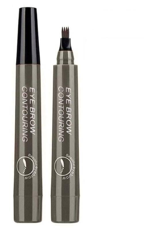 Карандаш для бровей водостойкий с эффектом микроблейдинга Tint My 4-Tip Brow 04 Серый/Коричневый (0017505)