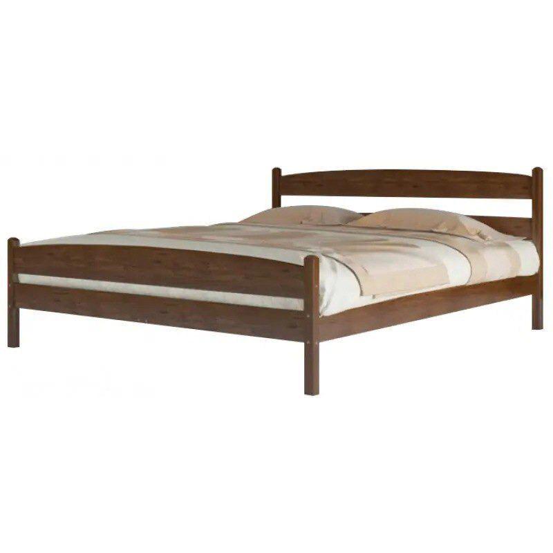 Кровать классическая двуспальная с изножьем Мікс Меблі Ликерия 180х200 см Темный орех (42597) Кровать классическая двуспальная с изножьем Мікс Меблі Ликерия 180х200 см Темный орех (42597)