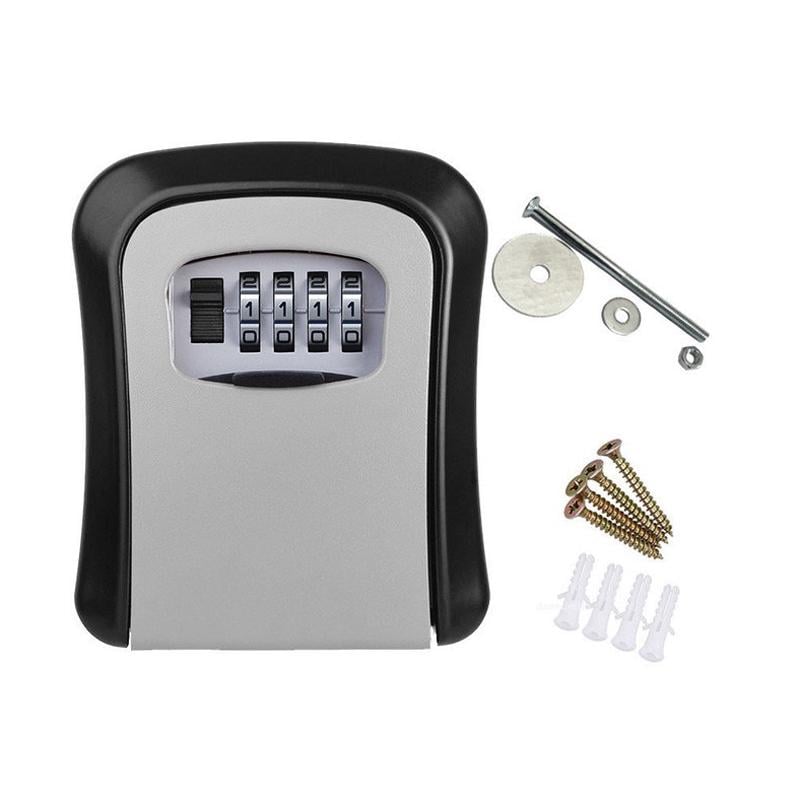 Сейф-міні для ключів із кодовим замком Сіро-чорний (1010189-Other )