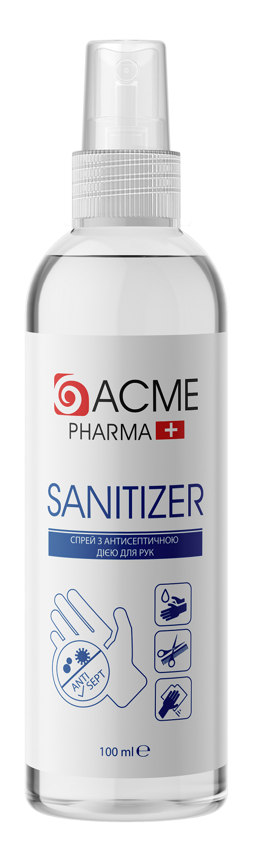 Спрей для рук Sanitizer Acme Pharma 100 мл (009008)