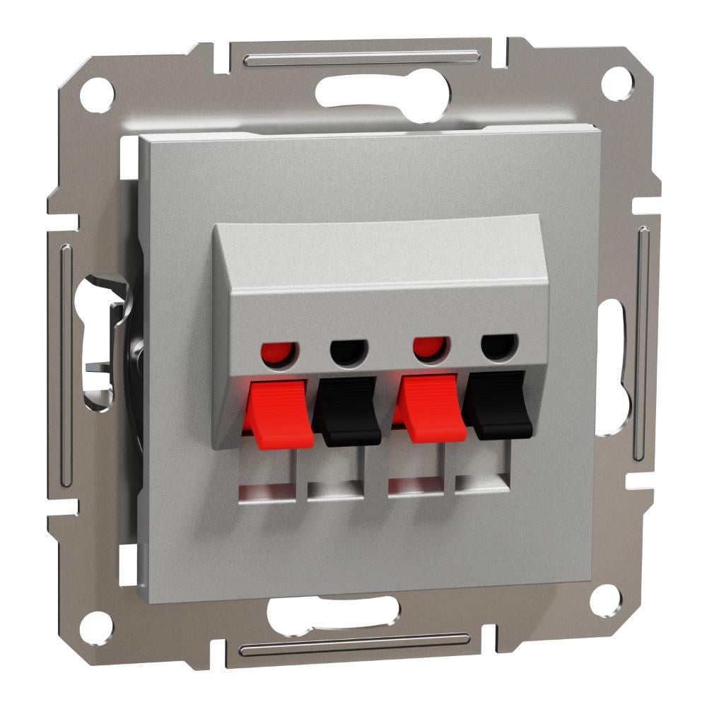 Аудиорозетка Schneider Electric Asfora Алюминий (EPH5700161)