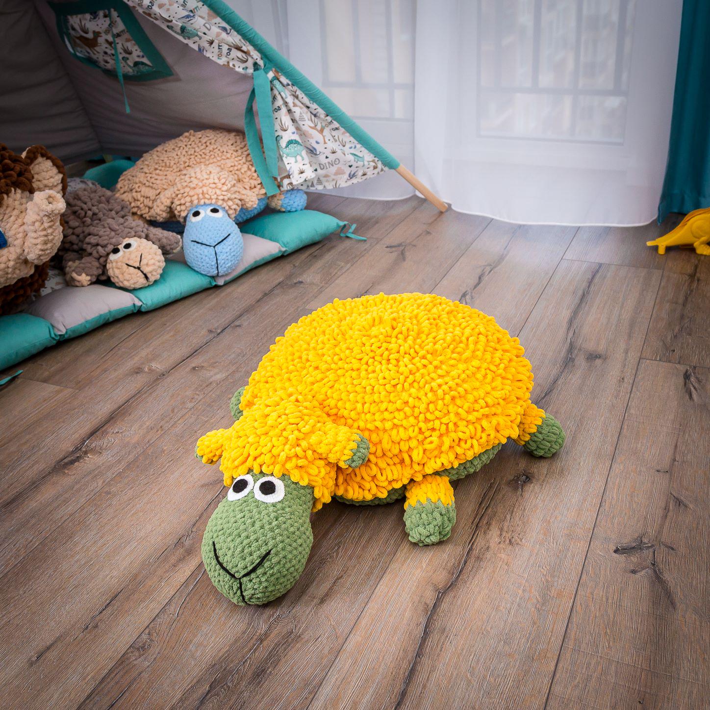 Подушка-пуф Баранчик Свен Yellow (515112021) - фото 4 Подушка-пуф Баранчик Свен Yellow (515112021) - фото 4