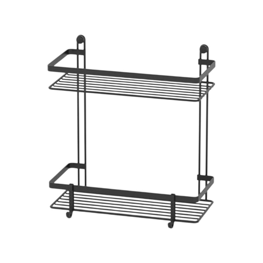 Полка двухуровневая с крючками Tekno-tel (ES067H)