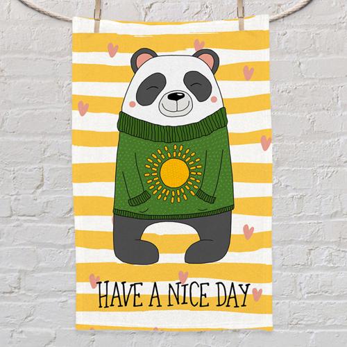 Полотенце с принтом Have a nice day 80x50 см (PLM_21M034)