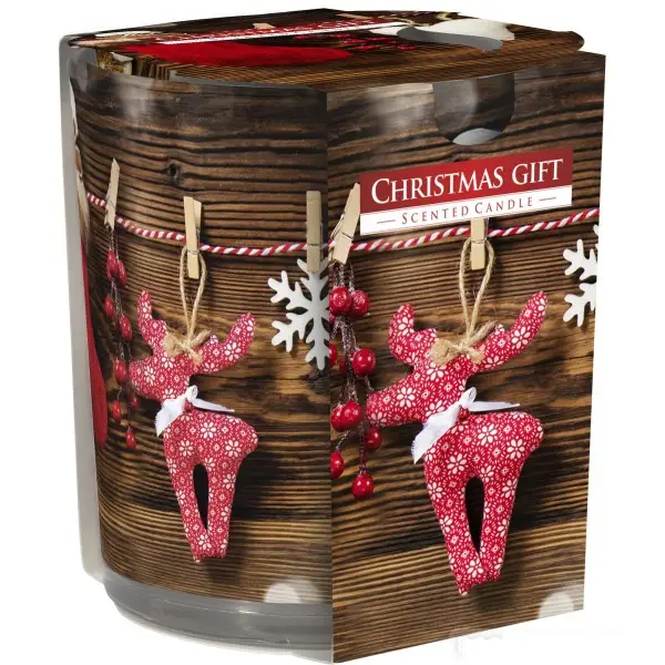 Аромасвічка в скляному стакані Імбирний хліб (62-68-SN 72s-07)