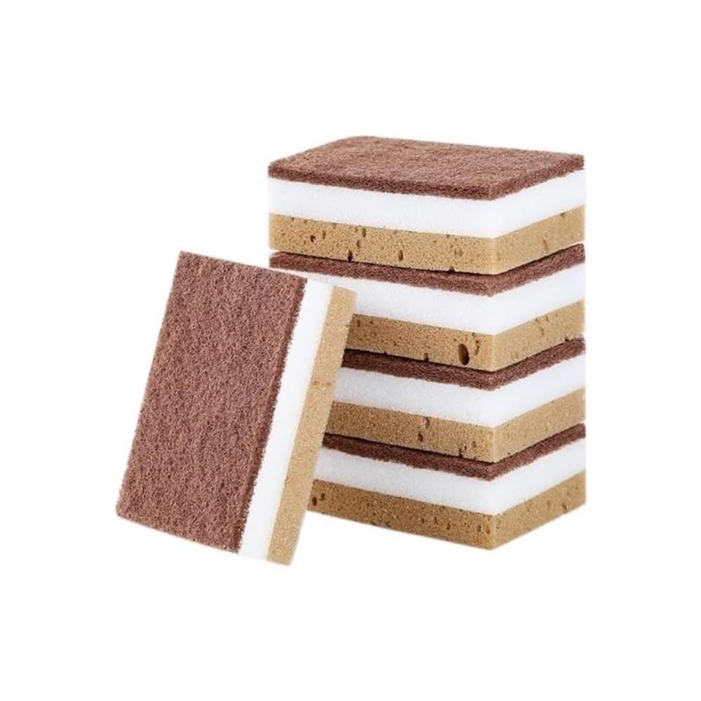 Набор губок для мытья 5 шт. Коричневый (NR0167_4)