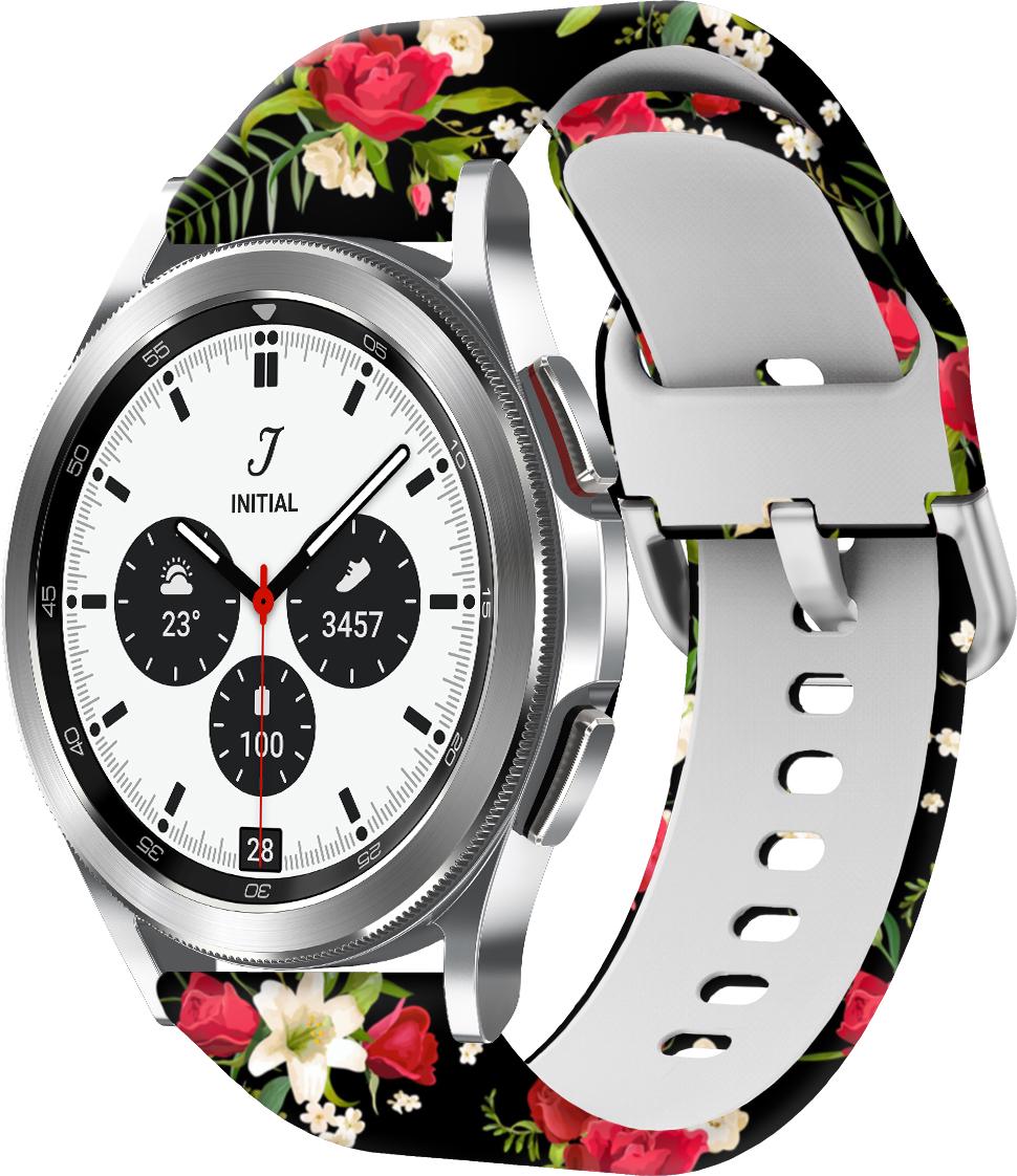 Ремешок Colorful для Galaxy Watch 4 Rose 44 мм Black (28383) - фото 1 Ремешок Colorful для Galaxy Watch 4 Rose 44 мм Black (28383) - фото 1