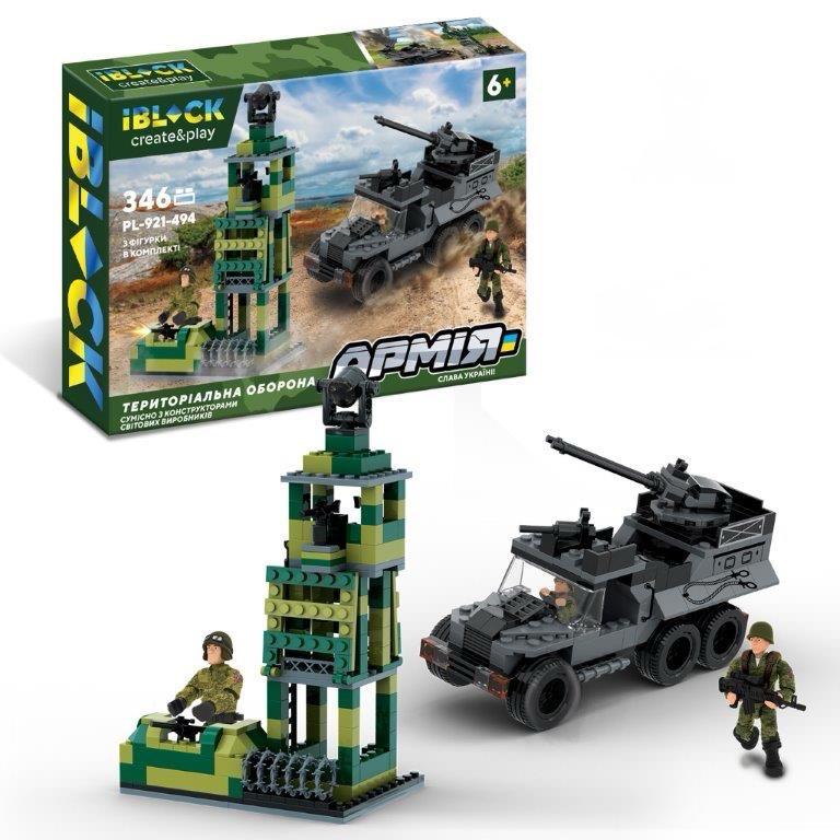 Конструктор Iblock Территориальная оборона 346 деталей (DN-PL-921-494)