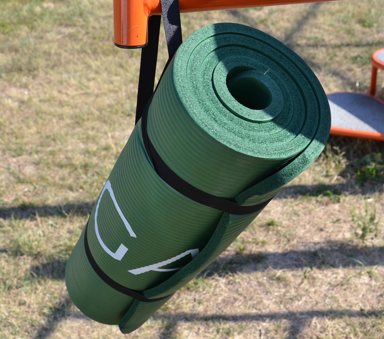 Килимок для йоги та фітнесу PowerPlay 4151 NBR Performance Mat 183x61x1,5 мм Зелений (A-011858) - фото 6 Килимок для йоги та фітнесу PowerPlay 4151 NBR Performance Mat 183x61x1,5 мм Зелений (A-011858) - фото 6