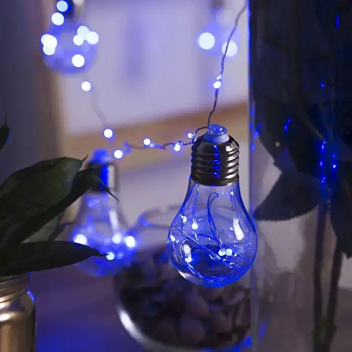 Гірлянда rd-9008 лампа Едісона 75 LED із синім світінням 32 м