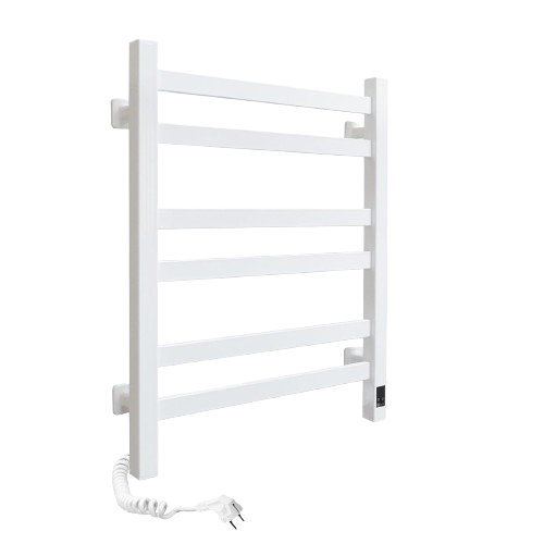 Полотенцесушитель электрический Авангард Sensor левого подключения с таймером 480x600 мм Белый (12-028153-4860YP)