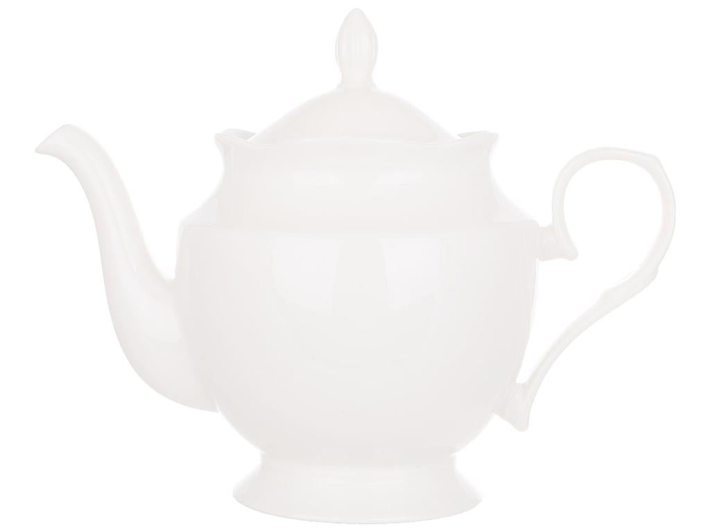 Чайник фарфоровый Harmony 1,3 л Белый (BDI-871-019)