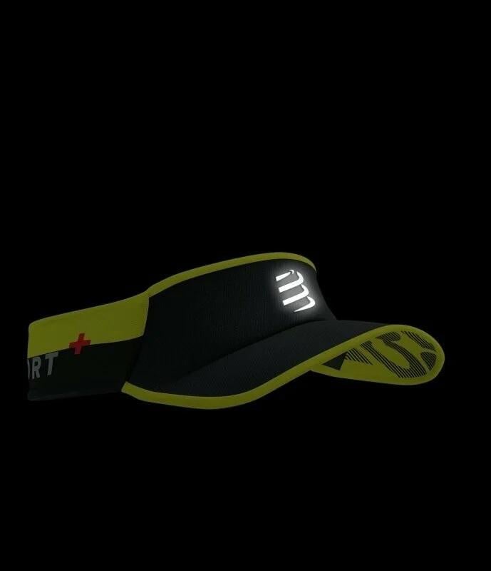 Козирок для тренувань Compressport Visor Ultralight Flash Black/Fluo Yellow (21027884) - фото 3