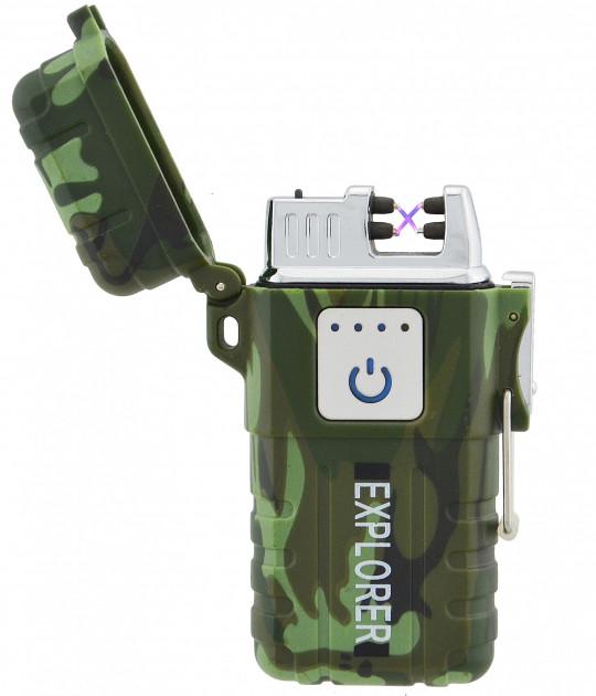 Електроімпульсна запальничка JL317 Explorer Камуфляжний (1097990067)