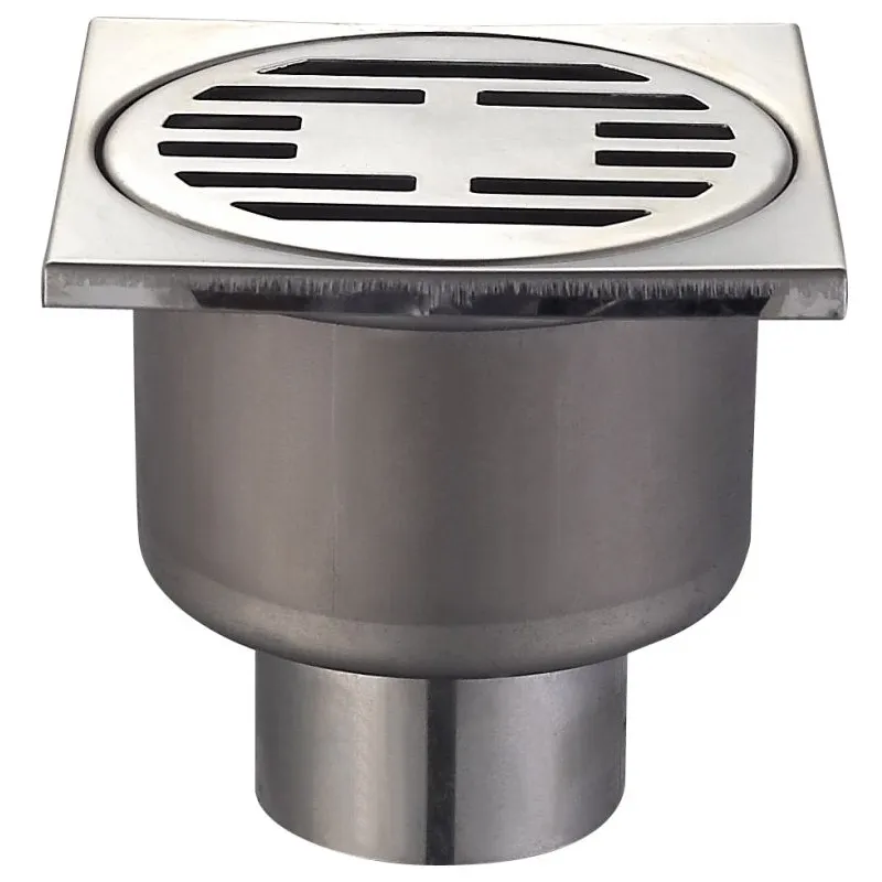 Трап душевой Champion Drain-01-10x10-180 прямое отведение 100x100 мм (CH6146)