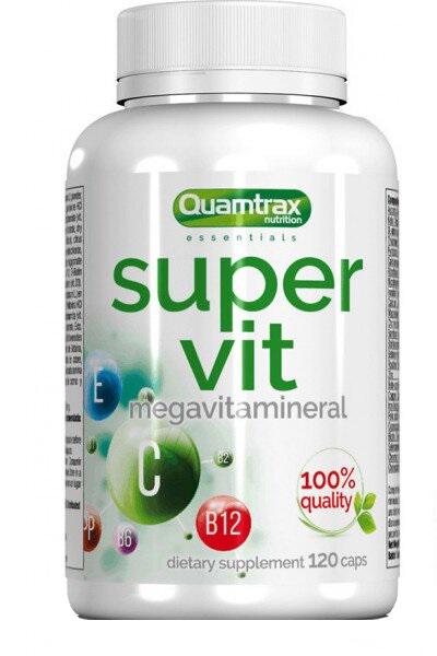 Витаминно-минеральный комплекс для спорта Quamtrax Super Vit 120 Caps Витаминно-минеральный комплекс для спорта Quamtrax Super Vit 120 Caps
