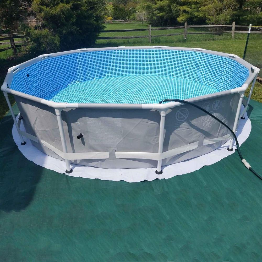 Басейн каркасний для дачі круглий Intex (2133620478)