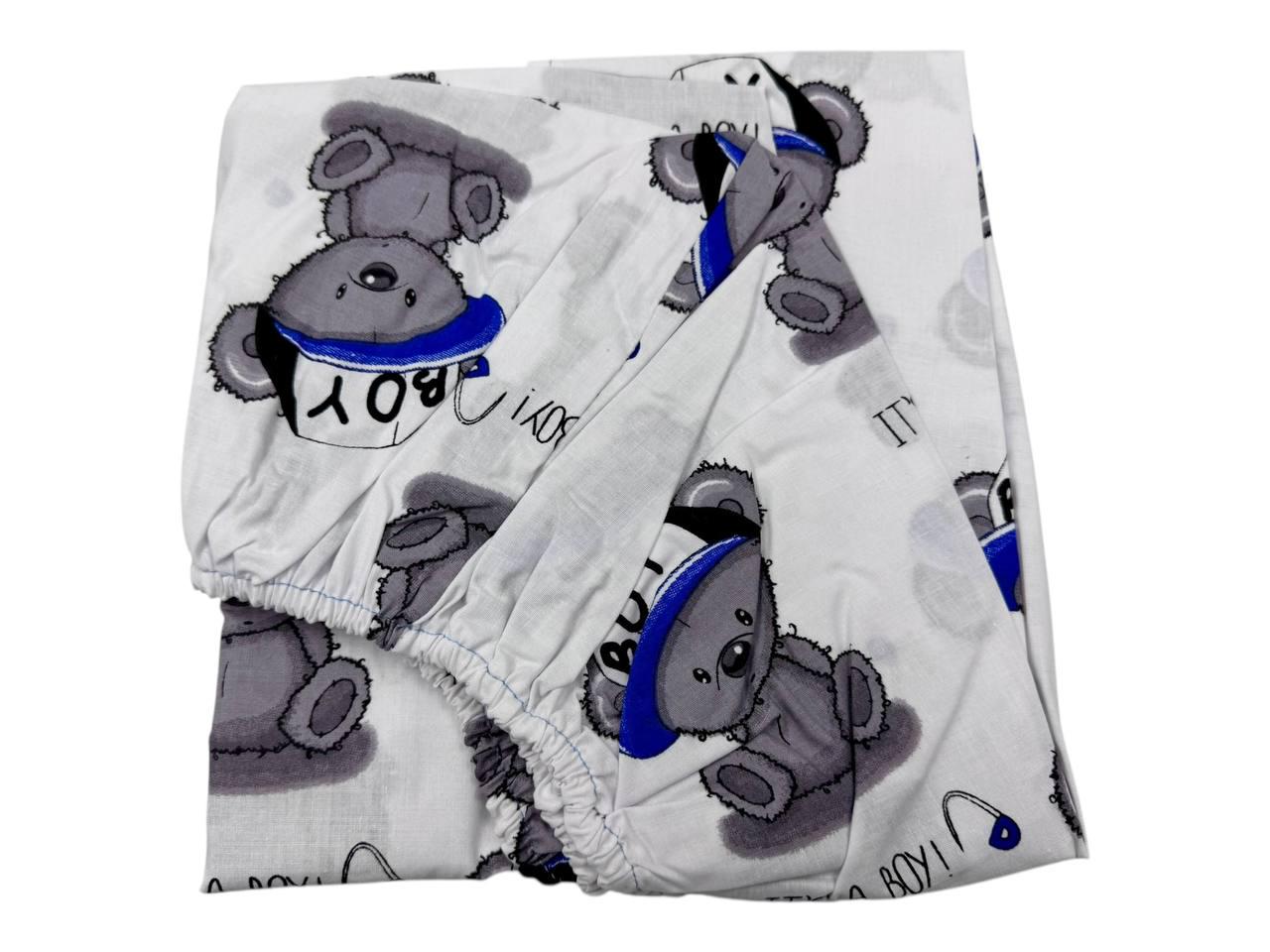 Простынь на резинке Bear 70х140 см (G-5496/WP/x70)