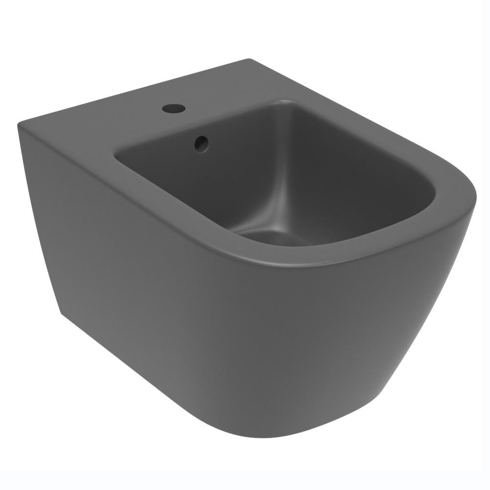 Биде подвесное VOLLE SOLO 53,5х36х29 см Антрацитовый (ANT-78960)