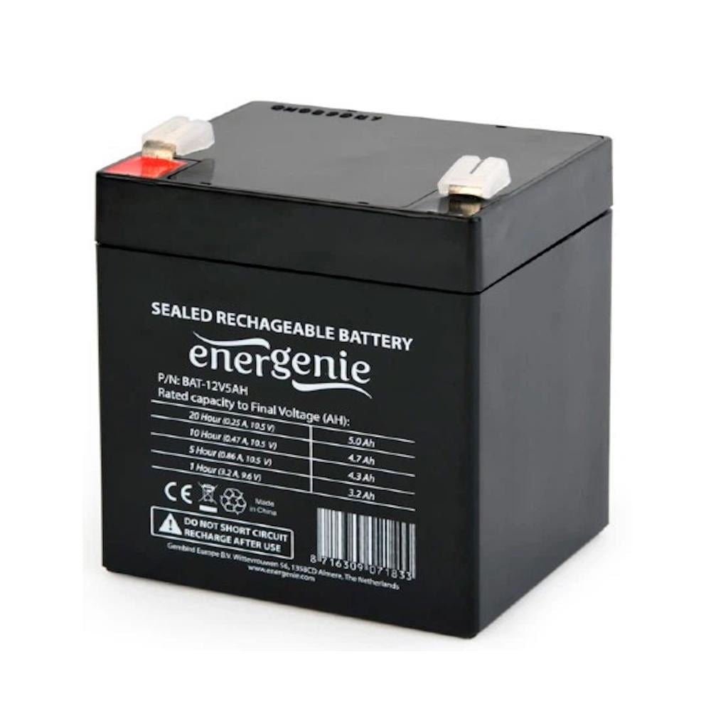 Аккумулятор для ИБП EnerGenie 12V 5 Ah AGM (BAT-12V5AH)