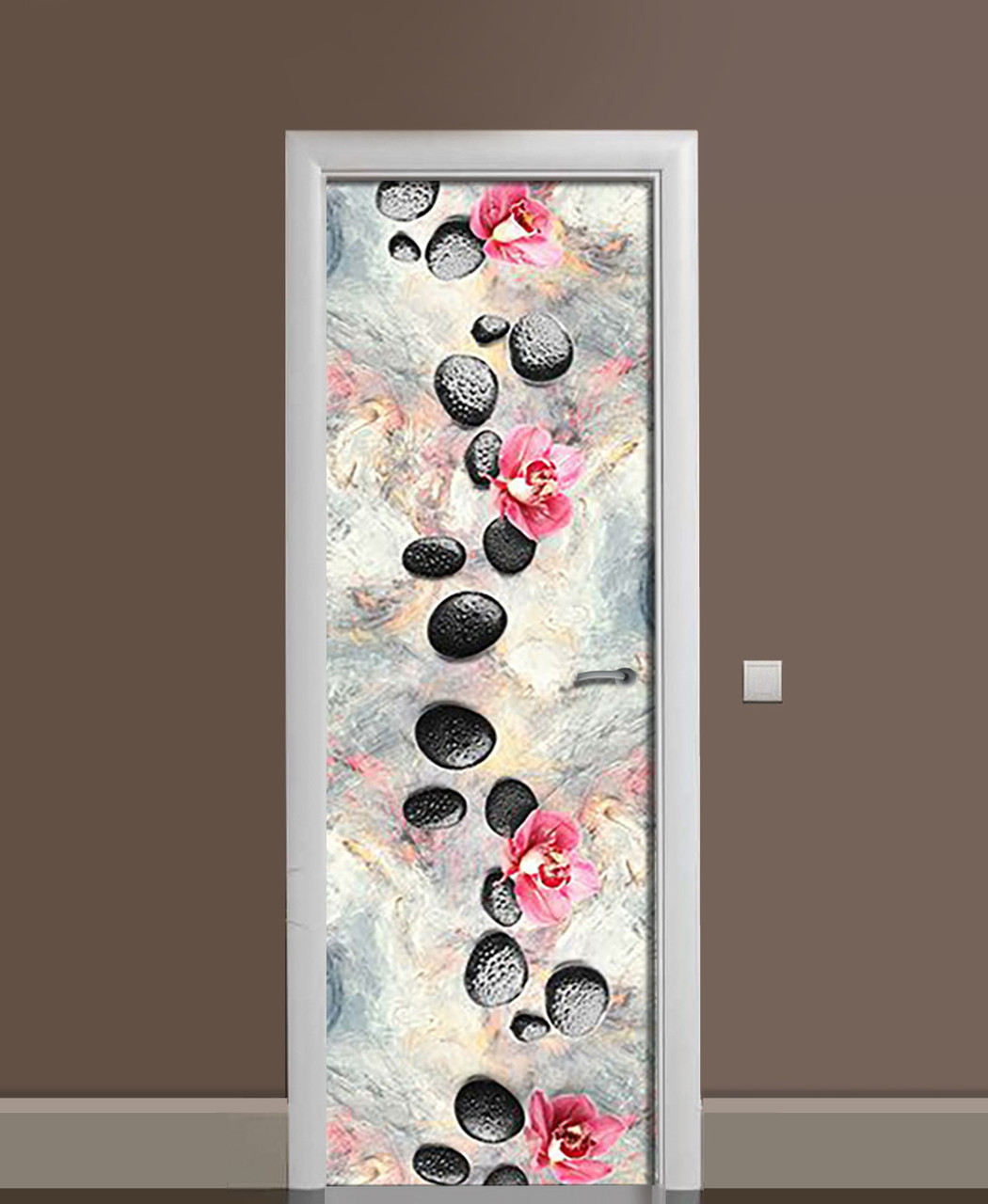 Наклейка 3D на двери Zatarga Фэн-шуй 650х2000 мм (1323467157)