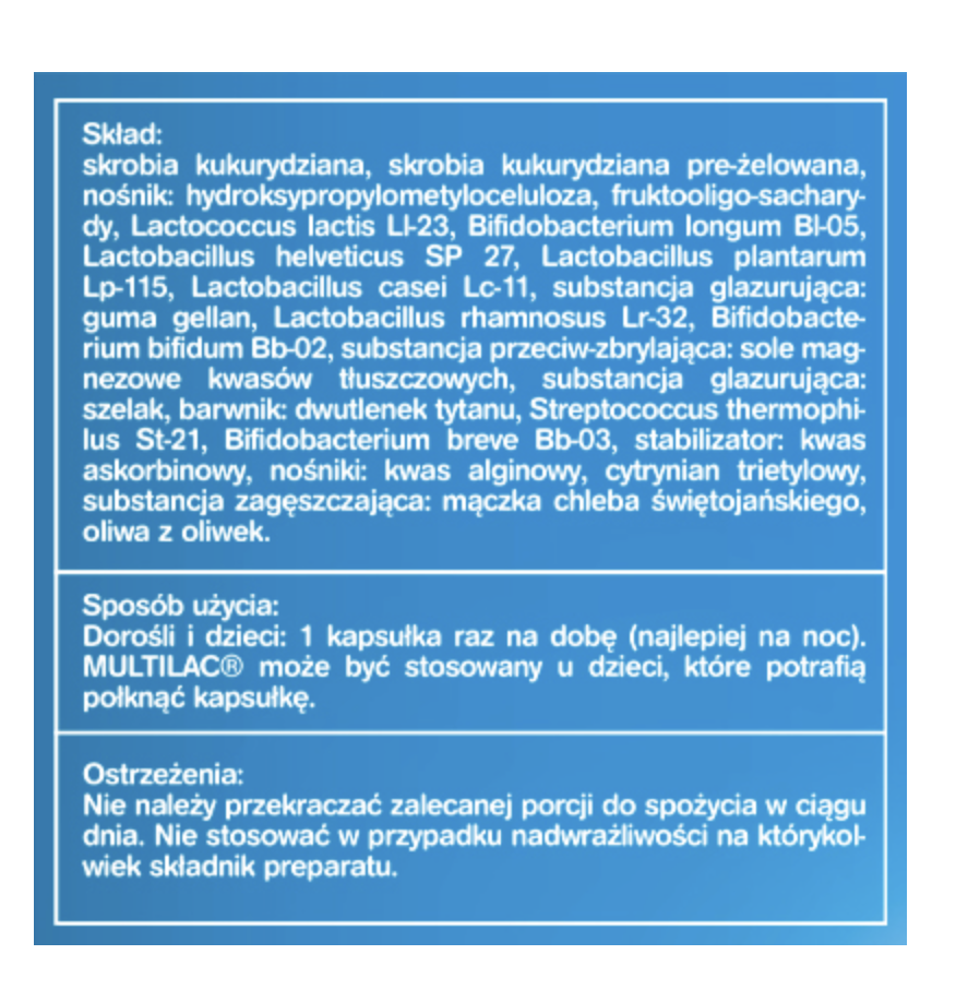 Синбиотик Multilac 10 капсул (m1) - фото 4
