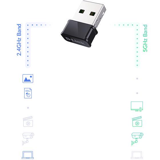 Адаптер Wi-Fi D-Link DWA-181 AC1300 USB (30395696) - фото 7