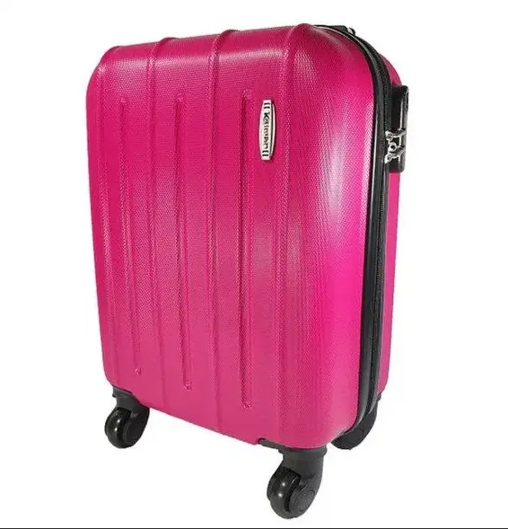 Валіза пластикова KAIMAN 13021 ручна поклажа 40x30x20 см Рожевий - фото 1 Валіза пластикова KAIMAN 13021 ручна поклажа 40x30x20 см Рожевий - фото 1