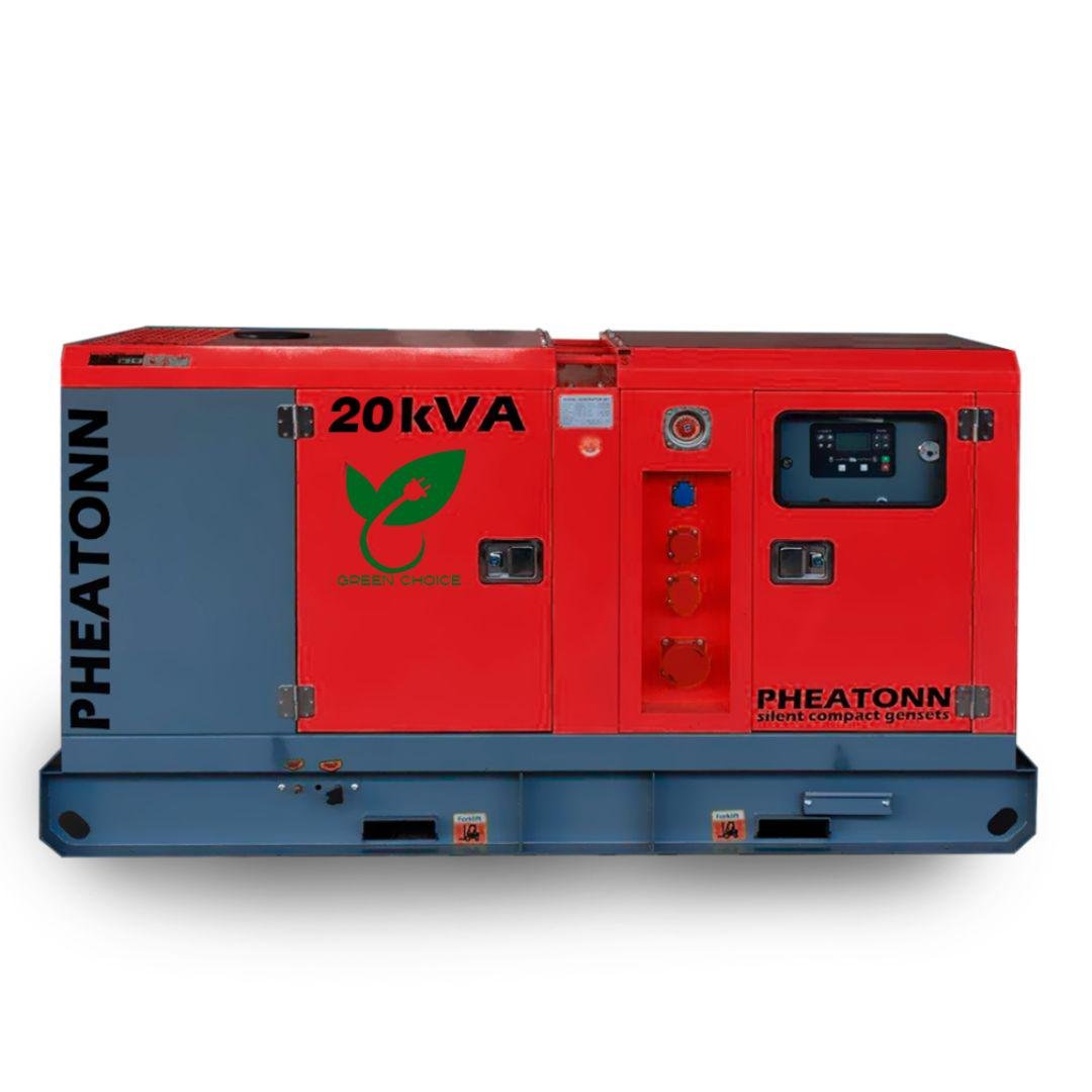 Генератор PHEATONN 20 kVA Червоний