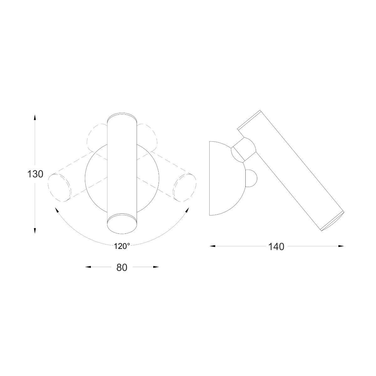 Настінний світильник Zuma Line Loya (W0461-01A-F4F4) - фото 2