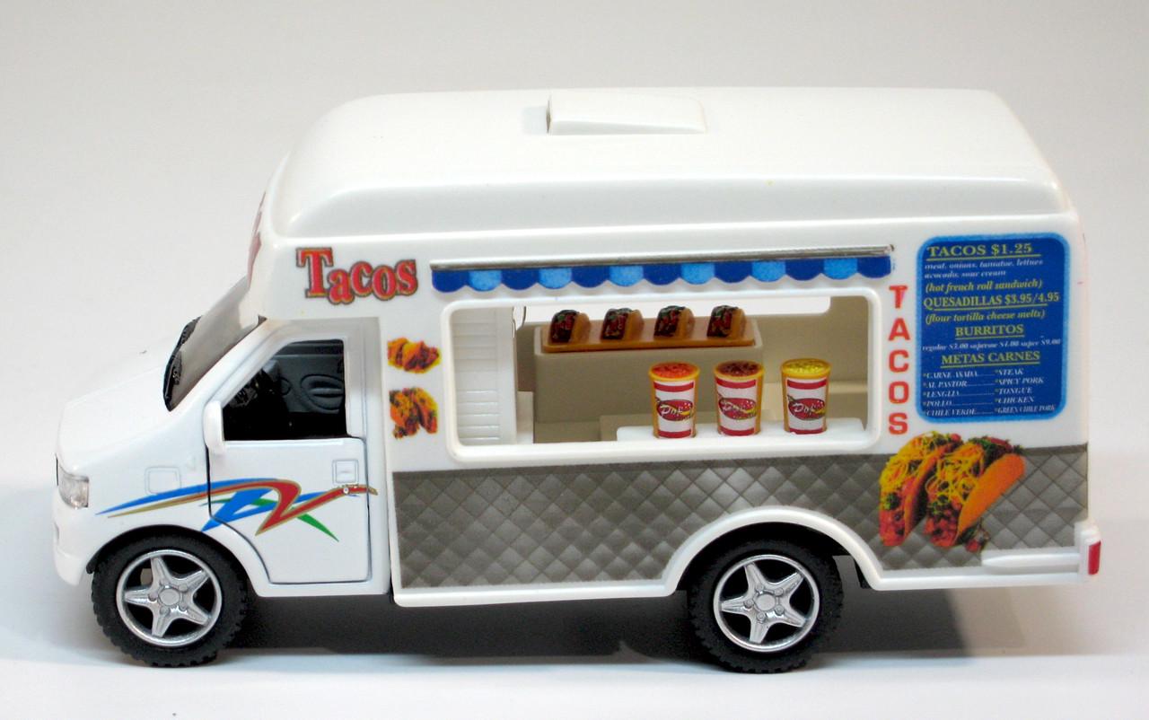 Машина металлическая KS5255W Tacos truck - фото 2 Машина металлическая KS5255W Tacos truck - фото 2