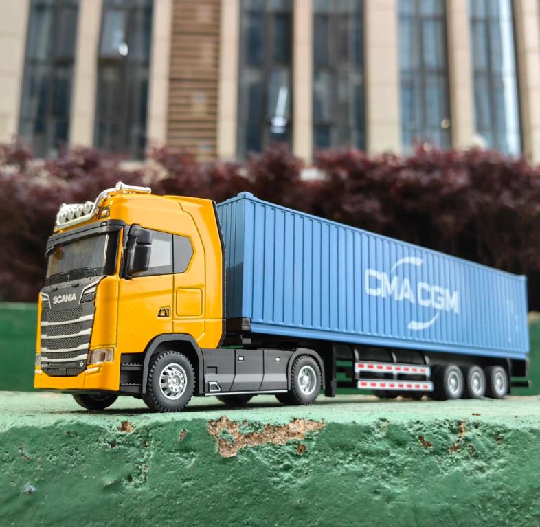 Машинка металлическая контейнеровоз SCANIA (29747375) - фото 5 Машинка металлическая контейнеровоз SCANIA (29747375) - фото 5