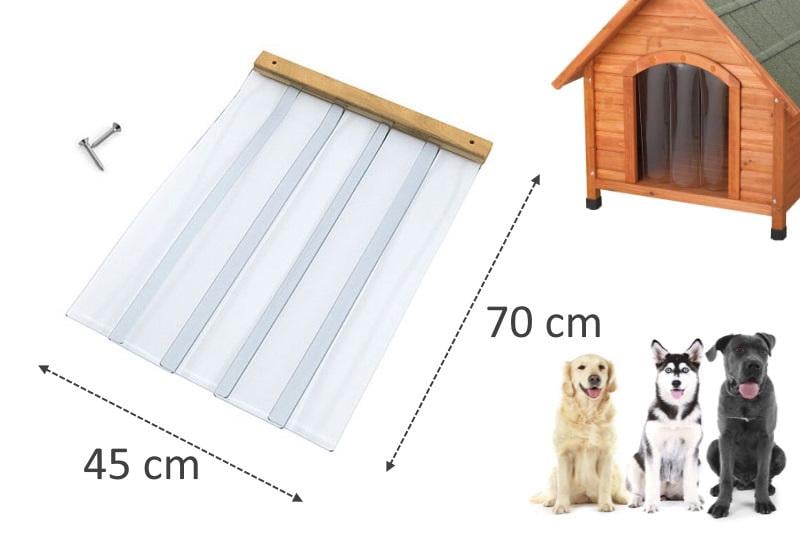 Силиконовая шторка DogHouse XL для будки 45х70 см (01-004) - фото 2