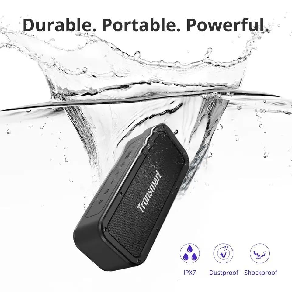 Портативная колонка Tronsmart Element Force+ Bluetooth 5.0/IPX7/AUX/USB-C 40 Вт (29657744) - фото 11 Портативная колонка Tronsmart Element Force+ Bluetooth 5.0/IPX7/AUX/USB-C 40 Вт (29657744) - фото 11