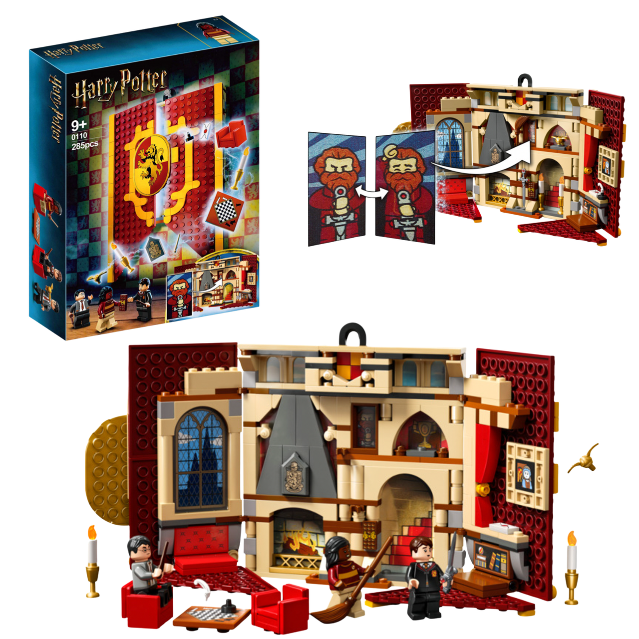 Конструктор Harry Potter Спокій Гріфіндора 285 деталей - фото 4 Конструктор Harry Potter Спокій Гріфіндора 285 деталей - фото 4