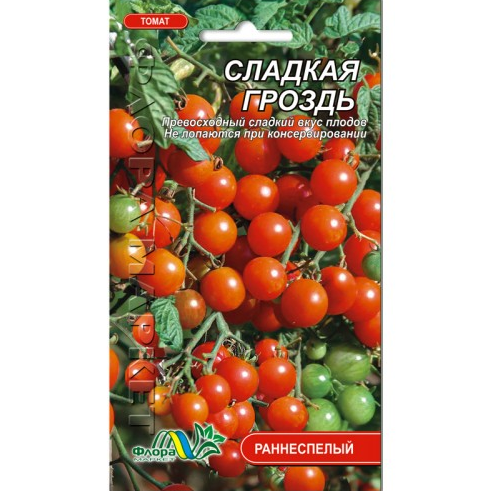 Насіння томату Солодке гроно червоний ранньостиглий 0,1 г (26152)