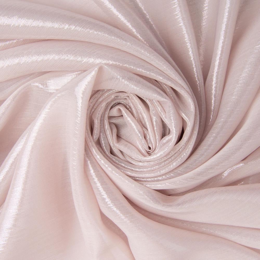 Ткань шифон стрейч Сильвер с напылением 55 г/м2 150 см Пудра (26858)