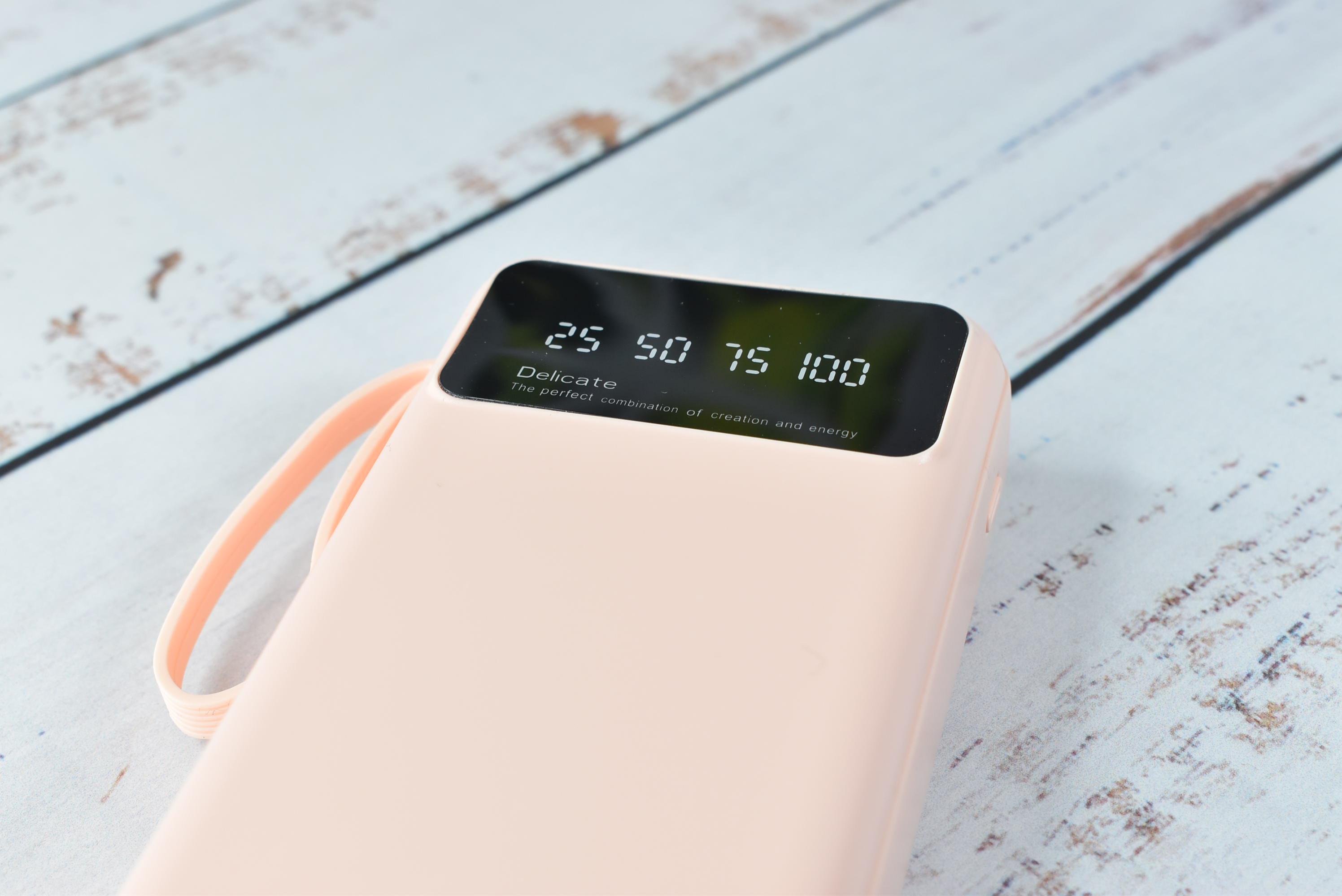 ᐉ Повербанк KJ-С20 20000 mAh 5В с фонариком Pink • Купить в Киеве, Украине  • Лучшая цена в Эпицентр