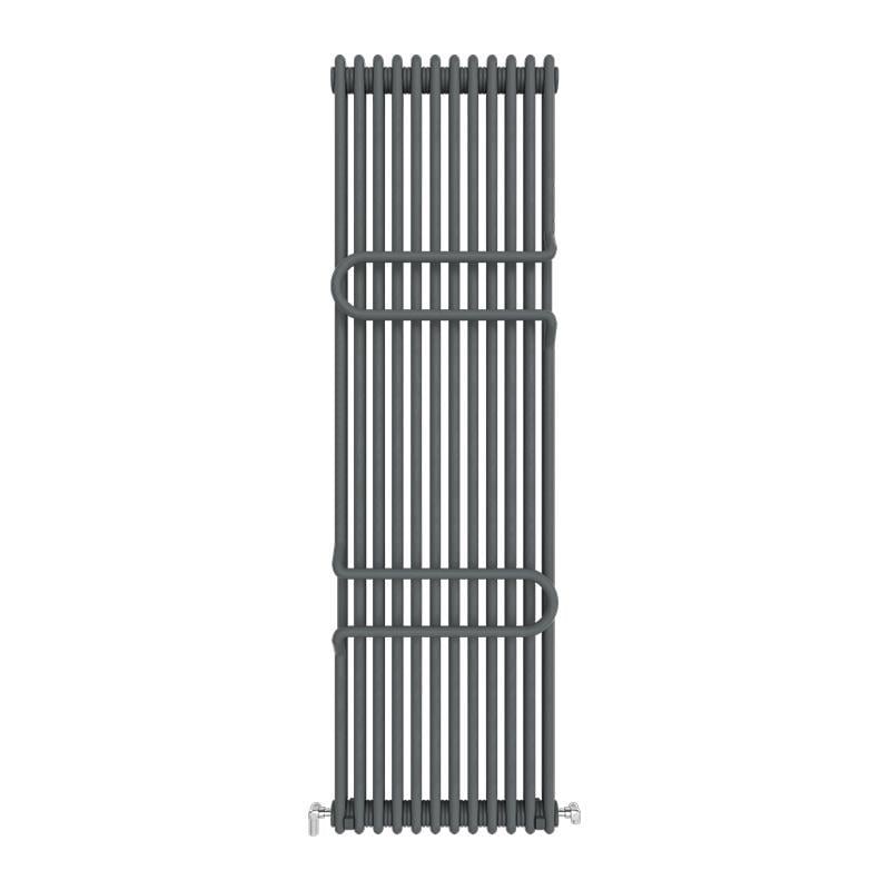 Радіатор дизайнерський Ideale Zeta 12 12/1800/548 мм Антрацитовий (ТU-18923)