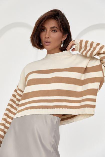 Свитер женский 207026 XL-2XL Бежевый (207026_!337497_48-50)