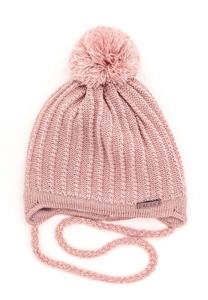 Шапка детская для девочек Виола D847 хлопок 40-44 см Пудровый