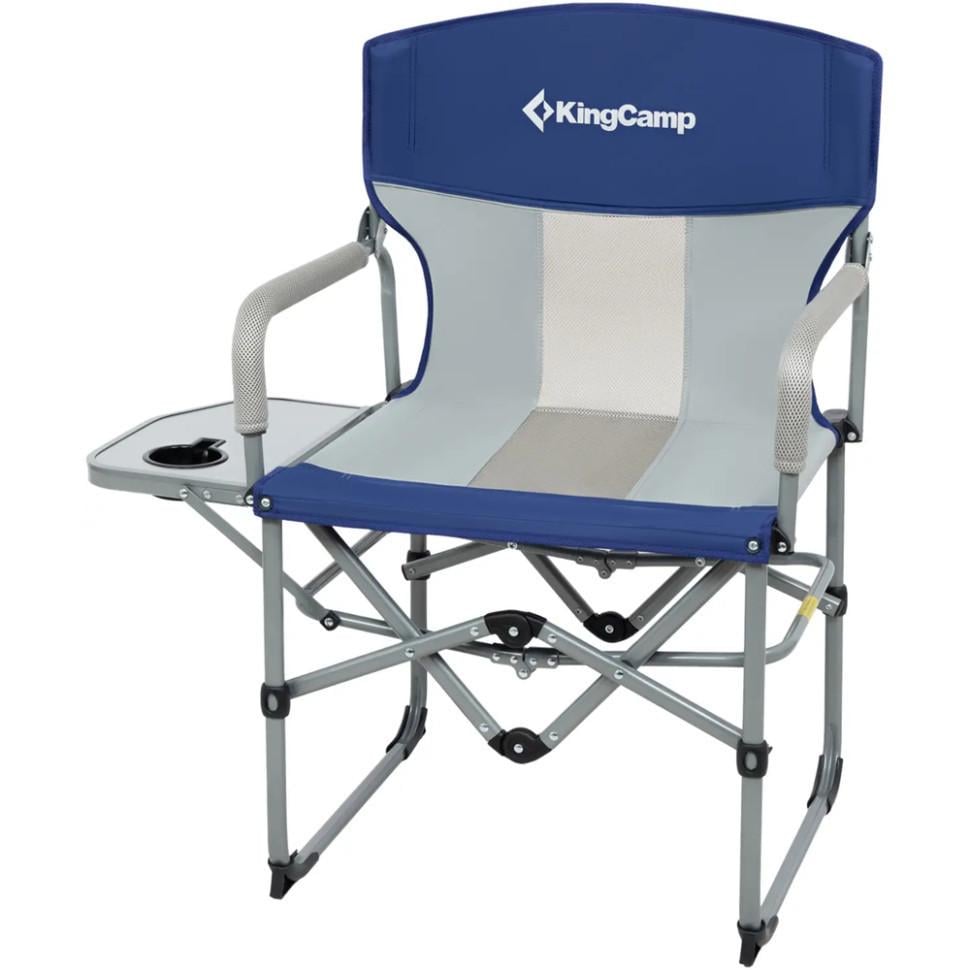 Туристический стул раскладной KingCamp ASH Navy/beige (KC3824_NAVY/MEDIUMGR)