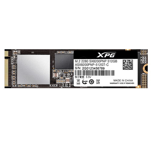 Накопитель ADATA XPG SX8200 Pro 512 Гб M.2 2280 PCI Express 3.0x4 3D NAND TLC (00a671a2)