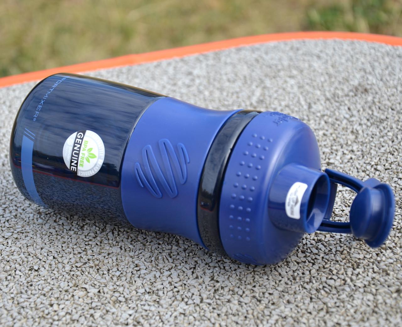 Шейкер BlenderBottle SportMixer Flip 20oz 590 мл Navy - фото 9